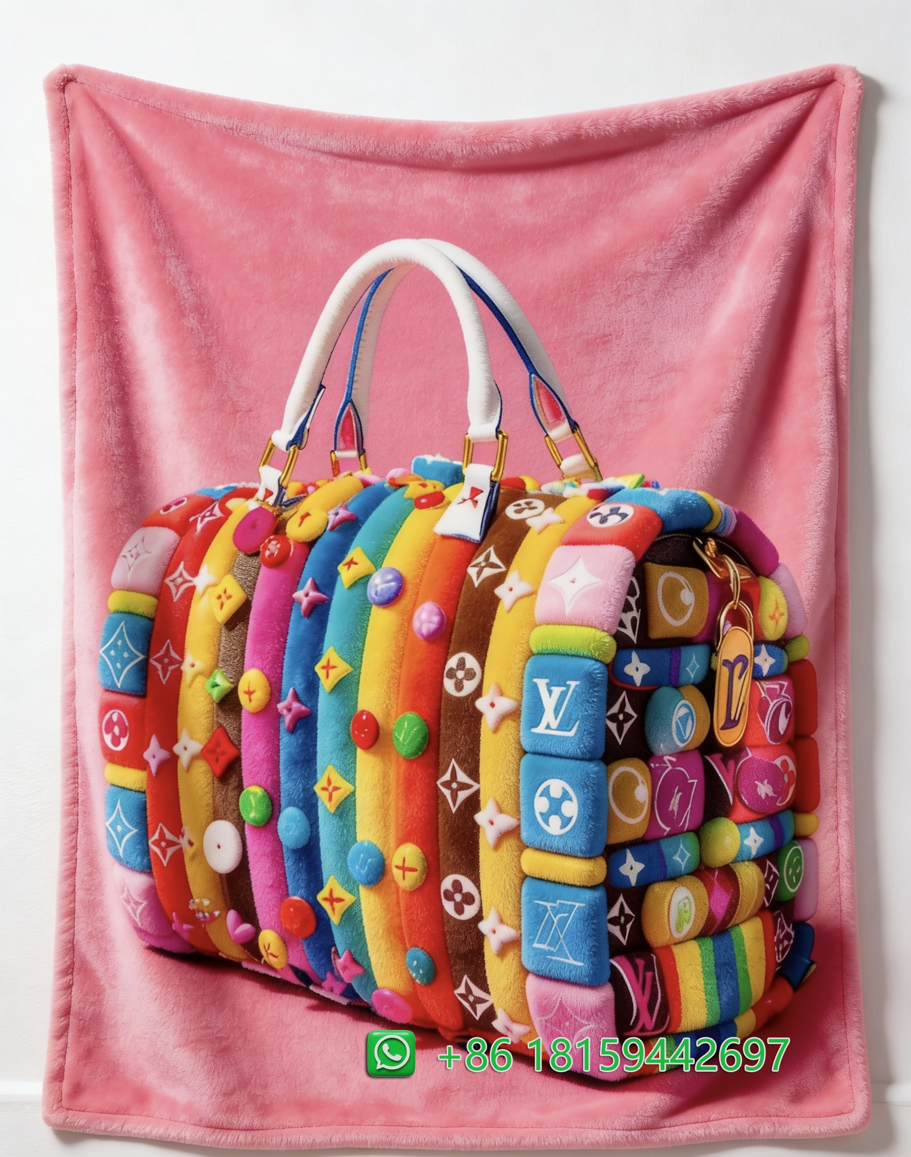 Louis Vuitton Throw Blankets